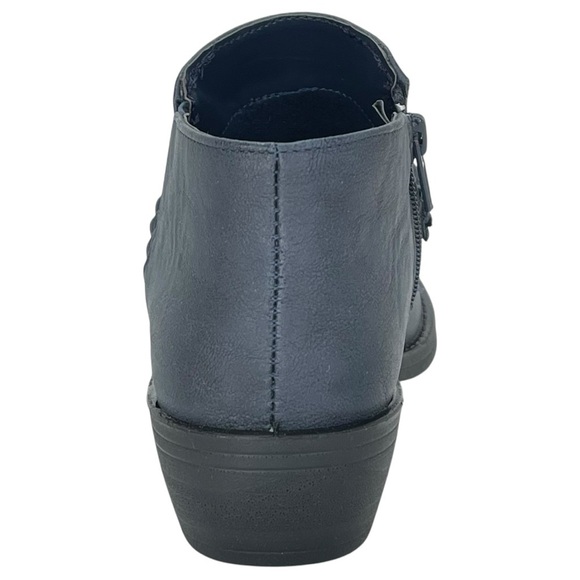 Easy Street Jalia Navy Faux Leather Womens Shooties Size 7M - Picture 4 of 10